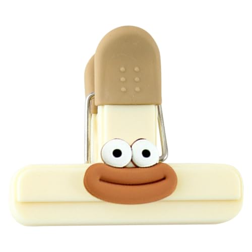Snack Clip zum Versiegeln von Snacks, Cartoon-Notebook-Klemme, wiederverwendbare Klemme für Snack-Beutel - Niedliche Clips für Lebensmittelverpackungen für Papier, Notizen, Alim-Verpackungen Snack Clip zum Versiegeln von Snacks, Cartoon-Notebook-Klemme, wiederverwendbare Klemme für Snack-Beutel - Niedliche Clips für Lebensmittelverpackungen für Papier, Notizen, Alim-Verpackungen von Generic