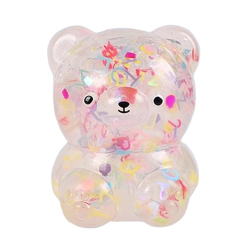 Squishy Bär - Kinder Minni Squeezing Rebound Bear Toy, Weiches Tierspielzeug Für Kinder Tischdekoration | Süßer Und Süßer Kleinerr Bär, Osterstopfer, Kinder-Entspannungsspielzeug Für Partygeschenke von Generic