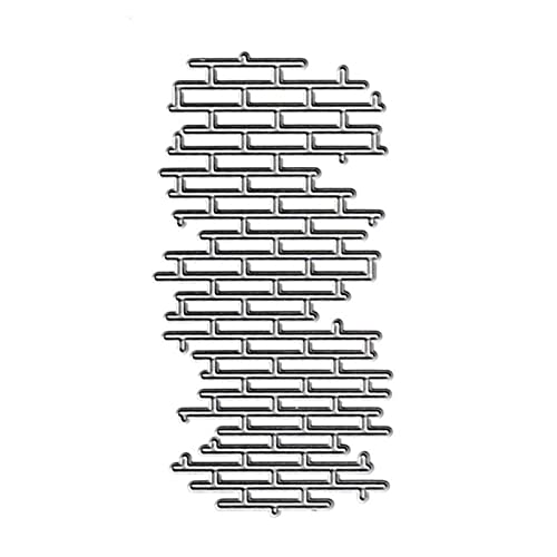 Stanzformen aus Ziegelstein, 70 x 130 mm, Schablonen aus Metall, für Karten, Alben, Fotoherstellung, Scrapbooking, DIY-Dekoration von Generic
