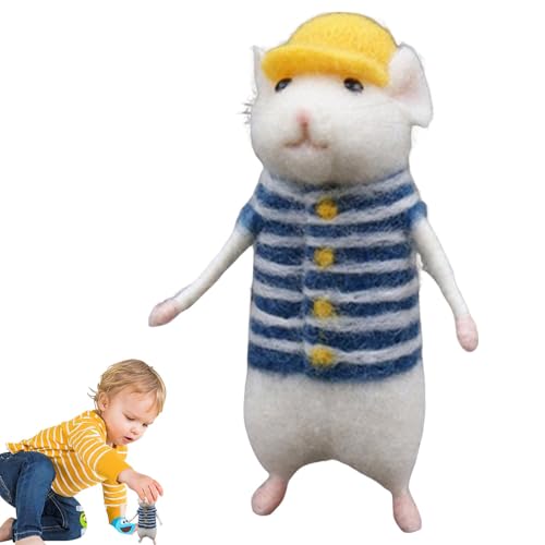 Starter-Set zum Filzen mit Wollnadeln, Nadelfilz-Set aus Tierwolle, Anfänger-Set aus Filz mit Tieren – Nadelfilz-Set mit Tieren in Leg Starter-Set zum Filzen mit Wollnadeln, Nadelfilz-Set aus Tierwolle, Anfänger-Set aus Filz mit Tieren – Nadelfilz-Set mit Tieren in Leg von Generic