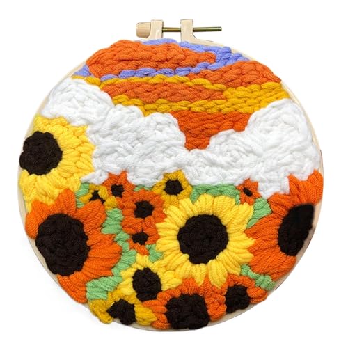 Stickerei: Stickerei-Starter-Set, Stickerei-Kunst, Stoff-Stickerei, moderne Textile-Kunst, Stanznadel, Stickerei-Set für Heimdekoration, Blumenstickerei, Nähen Stickerei: Stickerei-Starter-Set, Stickerei-Kunst, Stoff-Stickerei, moderne Textile-Kunst, Stanznadel, Stickerei-Set für Heimdekoration, Blumenstickerei, Nähen von Generic