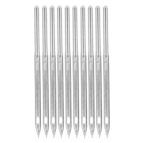 Stickern Nadeln, Easy Pierce 10pcs Nähmaschinennadeln Stahl Stickmaschine Nadel Set für GK9 Home 5cm (GK9*200) (GK9*230) (GK9*250) von Generic