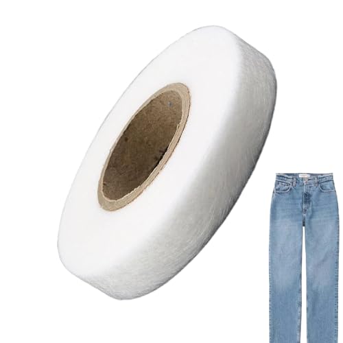 Stoffband Saum | Hosenbügeleisen zum Verkürzen des Bandes, doppelseitiges Nähzubehör des kürzbaren Klebers für Kleidung, Spitze, Hose, Jeans von Generic