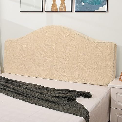 Stretch Kopfteilbezug für Bett quadratischer Kopfteilbezug aus Jacquardstoff für gepolstertes Kopfteil staubdichte Schutzhülle für Doppel/Einzel/Kingsize Betten (#3 160–180 cm) von Generic