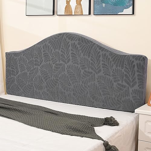 Stretch Kopfteilbezug für Bett quadratischer Kopfteilbezug aus Jacquardstoff für gepolstertes Kopfteil staubdichte Schutzhülle für Doppel/Einzel/Kingsize Betten (#4 190–200 cm) von Generic