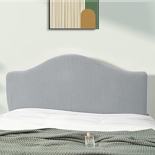 Stretch Kopfteilbezug für Bett quadratischer Kopfteilbezug aus Jacquardstoff für gepolstertes Kopfteil staubdichte Schutzhülle für Doppel/Einzel/Kingsize Betten (C 110–120 cm) von Generic