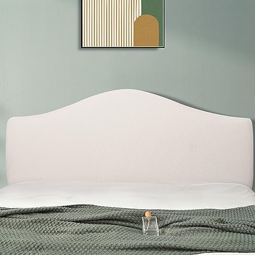 Stretch Kopfteilbezug für Bett quadratischer Kopfteilbezug aus Jacquardstoff für gepolstertes Kopfteil staubdichte Schutzhülle für Doppel/Einzel/Kingsize Betten (E 190–200 cm) von Generic