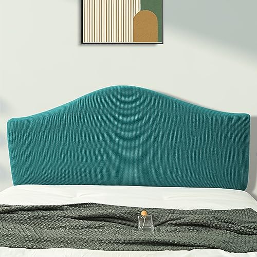 Stretch Kopfteilbezug für Bett quadratischer Kopfteilbezug aus Jacquardstoff für gepolstertes Kopfteil staubdichte Schutzhülle für Doppel/Einzel/Kingsize Betten (G 110–120 cm) von Generic