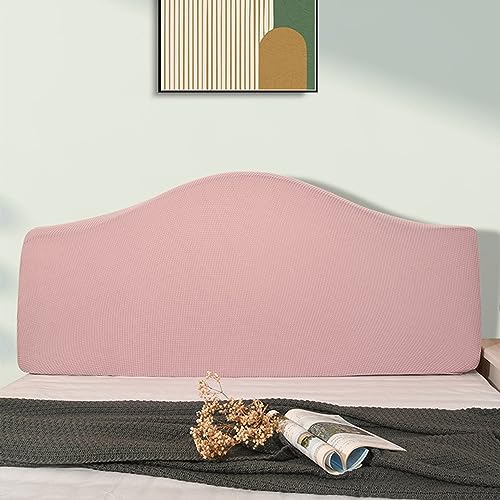 Stretch Kopfteilbezug für Bett quadratischer Kopfteilbezug aus Jacquardstoff für gepolstertes Kopfteil staubdichte Schutzhülle für Doppel/Einzel/Kingsize Betten (H 110–120 cm) von Generic