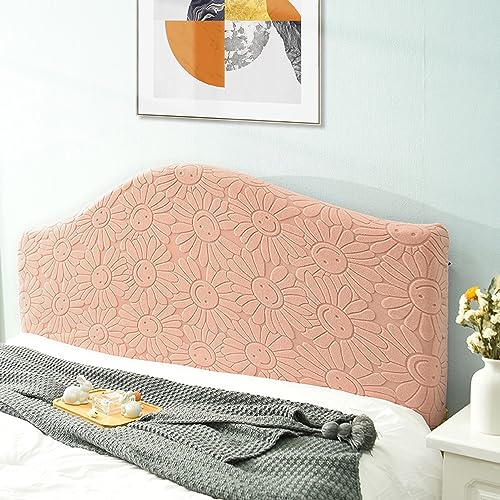 Stretch Kopfteilbezug für Bett quadratischer Kopfteilbezug aus Jacquardstoff für gepolstertes Kopfteil staubdichte Schutzhülle für Doppel/Einzel/Kingsize Betten (Nr. 10 110–120 cm) von Generic