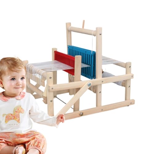 Strickmaschine aus Holz für mehrere Bastelarbeiten | Handgefertigtes Spielzeug für Kinder, Bastelset, zusammenklappbarer Holzwebstuhl für Kinder und Anfänger Strickmaschine aus Holz für mehrere Bastelarbeiten | Handgefertigtes Spielzeug für Kinder, Bastelset, zusammenklappbarer Holzwebstuhl für Kinder und Anfänger von Generic