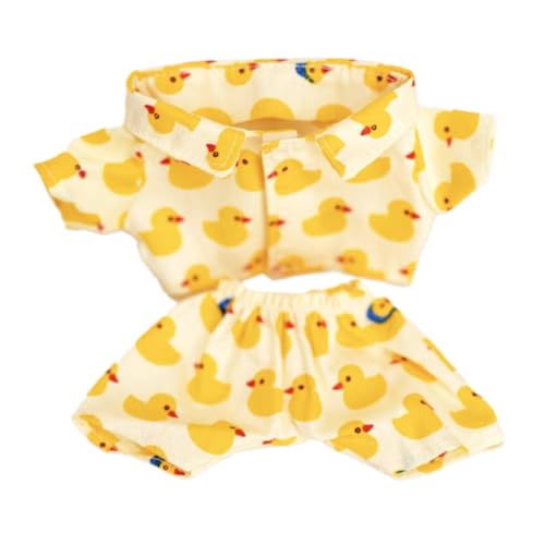 Süße Puppenkleidung, Puppenoutfits, Geschenkoutfits für Mädchen, Bequeme Und Schöne Kleidung Zum Anziehen von Puppen, Spielzeugkleidung, Kleine Gelbe Ente von Generic