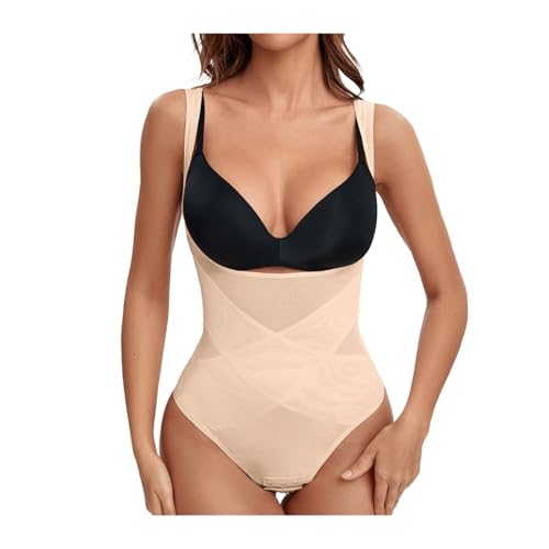 Taillentrainer für Damen, Tanga-Bodys, Ganzkörper-Bodyshaper, Nahtlose Bauchkontrolle, Shapewear, Netzstoff, Abnehmen, Flacher Bauch, Unterbrustkorsett Taillentrainer für Damen, Tanga-Bodys, Ganzkörper-Bodyshaper, Nahtlose Bauchkontrolle, Shapewear, Netzstoff, Abnehmen, Flacher Bauch, Unterbrustkorsett von Generic