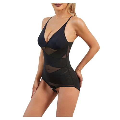 Taillentrainer für Damen, sexy Bodysuit, Body Shaper, Höschen, Damen-Netzstoff, Schlankheits-Bodysuit für flachen Bauch, X-förmiger Bauchgürtel, Kontrolltrainer Taillentrainer für Damen, sexy Bodysuit, Body Shaper, Höschen, Damen-Netzstoff, Schlankheits-Bodysuit für flachen Bauch, X-förmiger Bauchgürtel, Kontrolltrainer von Generic