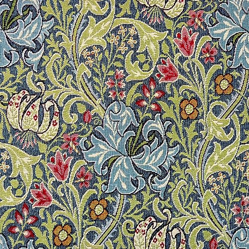 Tapisserie-Stoff William Morris – Goldene Lilie – Blumen-Polsterstoff von Generic