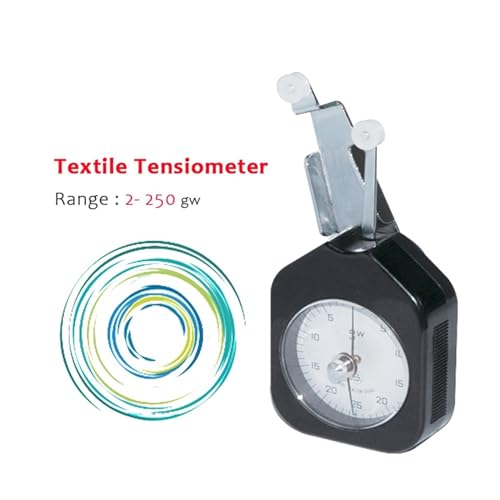 Tensiometer for Textilgarn, Seide, Metallic-Linie, Stoff, Metall, emaillierte Drähte, Spannungsprüfer, Riemenscheibenzug-Messgerät(Range 100-10-100 gw) von Generic