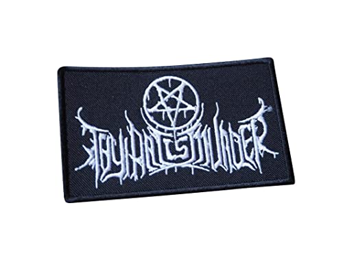 Generic Thy Art is Murder Patch - Schwarz, Mittel, Rund, Musik, Stickerei, Aufnäher, 1 Stück von Generic