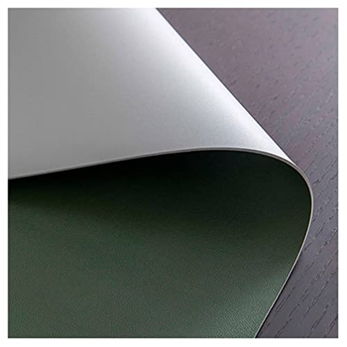 Tischdecke beidseitig verwendbar, abwaschbare Tischdecke, 2 mm Kunstleder-Tischdecke, Moderne, Schlichte Tischdecke für Zuhause, Küche, Esstischdekoration von Generic