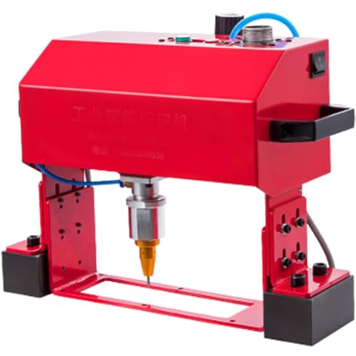 Tragbare Pneumatische Nadelpräger Markiermaschine Pneumatische Graviermaschine, Punktpräger, tragbare pneumatische Metall-Punktpräger für Fahrgestellnummer (100 x 20 mm), Rahmen-Fahrgestelln von Generic