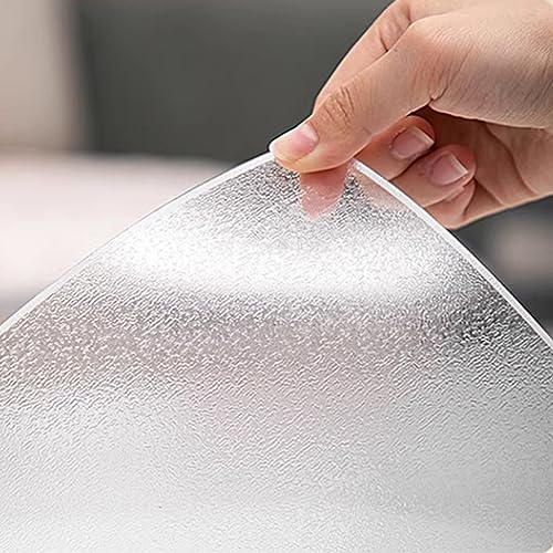 Transparente, mattierte PVC-Tischschutzfolie, 1,2 mm weiche Glas-Tischschutzfolie, transparente, mattierte Tischmatte, geeignet für Couchtische, Esstische (45 x 100 cm/18 x 39 Zoll) von Generic