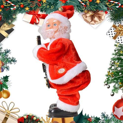 Twerking Santa – Tanzendes Weihnachtsmann-Spielzeug, elektrische Weihnachtsmann-Puppe, interaktives Weihnachtsmann-Spielzeug | Booty Shaking Singing and Dancing Electric Santa Claus Doll Toy, Weihnach von Generic