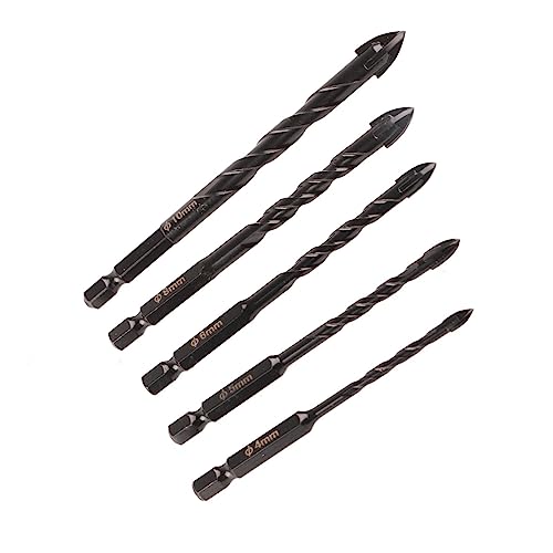 Twisted Drill Bits, YG8 Hardlegierungsdauerte Drill -Bohrer für Glas für die Perforierende Keramik von Generic