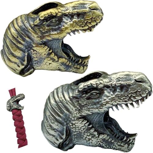 Tyrannosaurus Head Messing Paracord Beads Edc Messer Perlen Gewebt von Generic