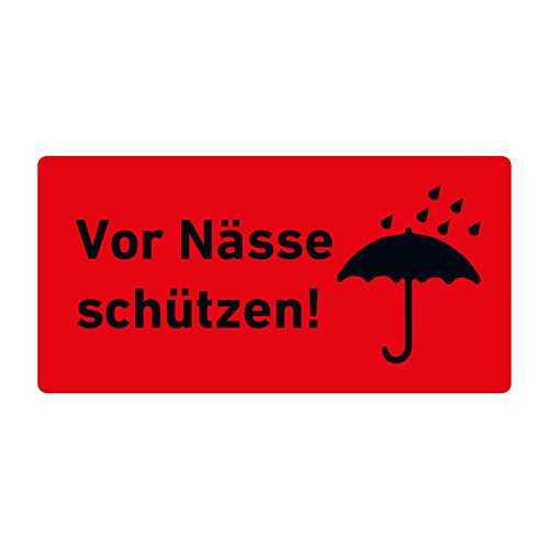 Versandaufkleber Hinweisetiketten "Vor Nässe schützen" (500) von Generic