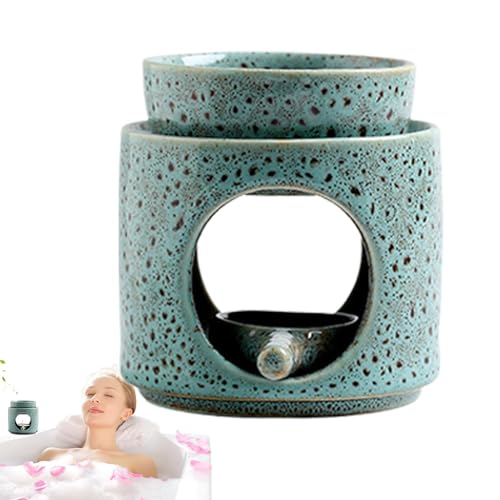 Wachsbrenner für Kerzen, Kerzenhalter aus Keramik, Wachserhitzer für Kerzen mit Teelicht aus Keramik, Diffusor aus und Duftöl, multifunktionale Dekoration für Geburtstage Wachsbrenner für Kerzen, Kerzenhalter aus Keramik, Wachserhitzer für Kerzen mit Teelicht aus Keramik, Diffusor aus und Duftöl, multifunktionale Dekoration für Geburtstage von Generic