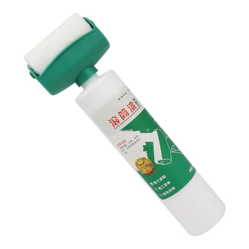 Wall Repair Paste Roller - Roll On Spackle Wall | Wandreparatur Starke Abdeckung | Kleine Rollenpinselfarbe | Weißer Lackwalzenpinsel | Haushaltsrenovierungslösung | Tragbares Werkzeug Zur Wandreparat von Generic