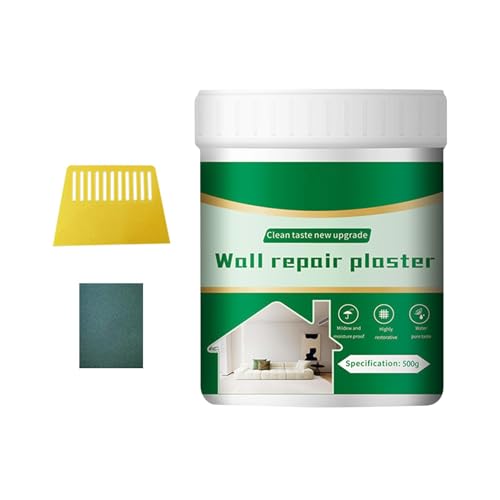 Wandreparaturpaste, Trockenbau-Reparaturset, Schnell trocknendes, langlebiges Trockenbau-Reparaturset, Professionelle Wandreparaturpaste, Wandreparaturset mit Schaber für den Haushalt von Generic