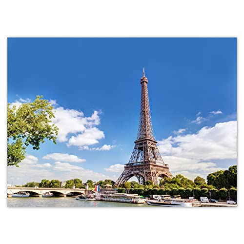 Wandsticker Deko Foto Sticker 135x100cm Frankreich Paris Turm Nr.H1623M_NS1AS von Generic