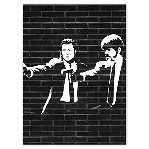 Wandsticker Dekor Foto Sticker 100x135cm Pulp Fiction Graffitti No.H2090M_NS1AR von Generic