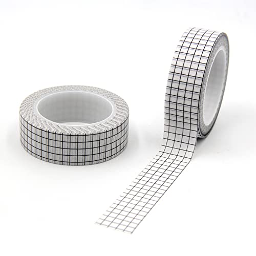 Washi Tape Schwarze Streifen weiße Streifen Washi Tape Klebeband Scrapbooking Album DIY Dekoband von Generic