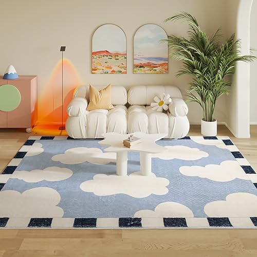 Weiche Flauschige Kinder Teppich Maschine Waschbare Teppich Bodenmatte Für Schlafzimmer Wohnzimmer Kinderzimmer Mädchen Jungen Zimmer Dekor von Generic