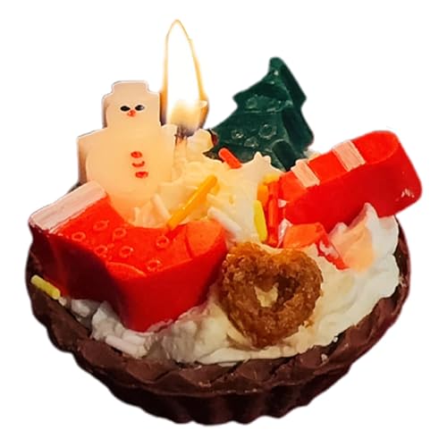 Weihnachtliche Duftkerzen – handgemachte Teelichte in Form von Eiertörtchen | Sojawachskerzen für Winterpartys, festliche Dekoration für Zuhause, Weihnachtskerzen mit Weihnachtliche Duftkerzen – handgemachte Teelichte in Form von Eiertörtchen | Sojawachskerzen für Winterpartys, festliche Dekoration für Zuhause, Weihnachtskerzen mit von Generic