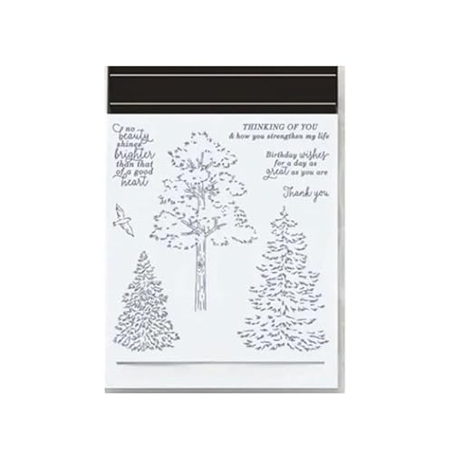 Weihnachtsstempelmuster, transparente Stempel und Metall-Stanzformen for Selbermachen, Karten, Scrapbook-Stempel, Stanzformen, Basteln(EN stamp) von Generic