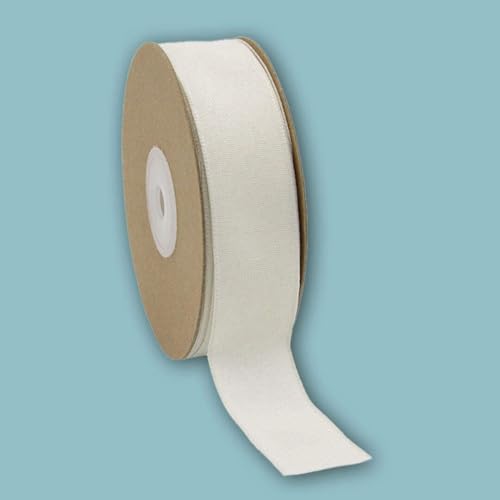 Wired Naturel Ribbon Elfenbein 25 mm. / 20 mtr. von Generic