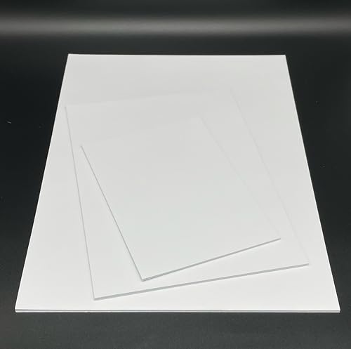 Zeichenkarton in A3 A4 A5 weißer Karton blanko 50 Stück, hohe Qualität, vom Hersteller direkt (DIN A3 (42x29,7cm)) von Generic