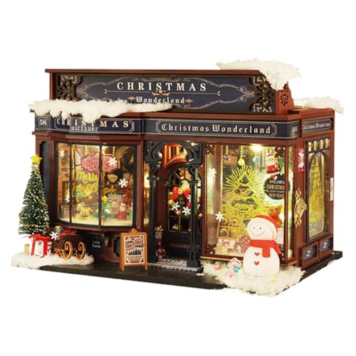 xMiniatur-Puppenhaus-Set – Miniatur-Set für Weihnachten, Miniatur für Puppenhaus | Buchecken-Set, Miniatur-Haus-Set, Puppenhäuser mit Möbeln und Lum xMiniatur-Puppenhaus-Set – Miniatur-Set für Weihnachten, Miniatur für Puppenhaus | Buchecken-Set, Miniatur-Haus-Set, Puppenhäuser mit Möbeln und Lum von Generic