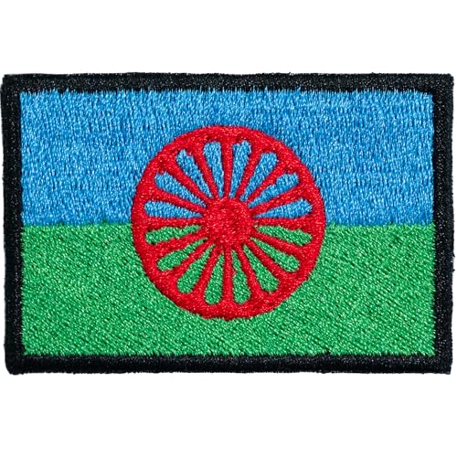 Aufnäher mit -Flagge, 6 cm x 4 cm, zum Aufbügeln von Genérico