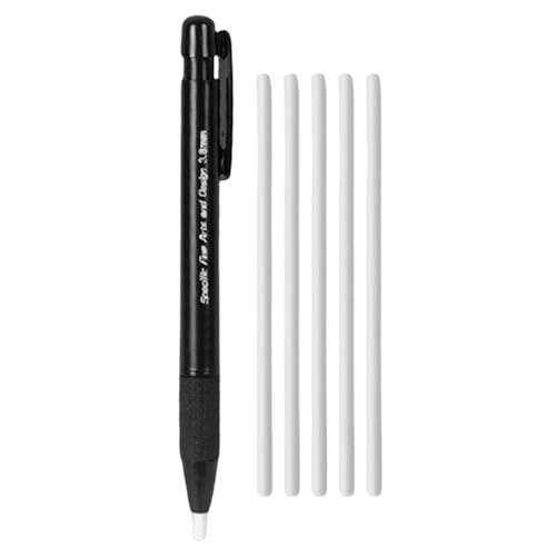 Einziehbarer Radierstift für Künstler, 3,8 mm, mit 5 Nachfüllungen für Kinder, für Erwachsene, Schule, Zeichnung, Skizze Einziehbarer Radierstift für Künstler, 3,8 mm, mit 5 Nachfüllungen für Kinder, für Erwachsene, Schule, Zeichnung, Skizze von Genérico