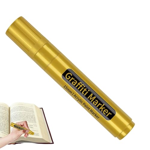 Genérico Acrylfarbmarker – Filzstifte mit 15 mm Filzspitze, wasserfest mit permanenter Tinte | für künstlerische Graffiti und Malerei auf Holz, Glas Genérico Acrylfarbmarker – Filzstifte mit 15 mm Filzspitze, wasserfest mit permanenter Tinte | für künstlerische Graffiti und Malerei auf Holz, Glas von Genérico