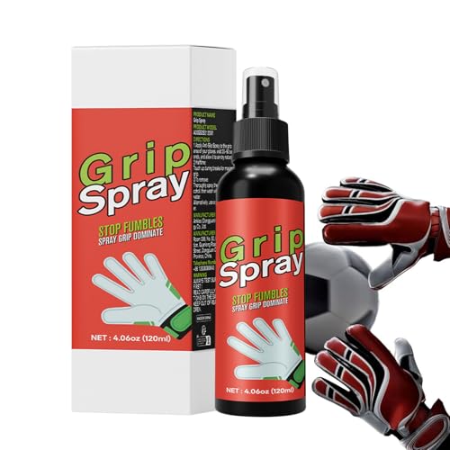 Kleber für Handschuhe, Vernebler, verbesserter Halt, Sprühkleber, schnell trocknend, 120 ml, schweißresistent, für Regen, Jugendtraining und Ballfang Kleber für Handschuhe, Vernebler, verbesserter Halt, Sprühkleber, schnell trocknend, 120 ml, schweißresistent, für Regen, Jugendtraining und Ballfang von Genérico