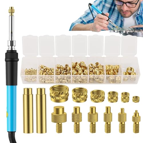 Lötkolben-Tipps: Hitzebeständige Adapter, Metallgewindeeinsätze | Präzisions-Lötstation, Reparatur-Set für langlebige Spitzen für Proye Lötkolben-Tipps: Hitzebeständige Adapter, Metallgewindeeinsätze | Präzisions-Lötstation, Reparatur-Set für langlebige Spitzen für Proye von Genérico