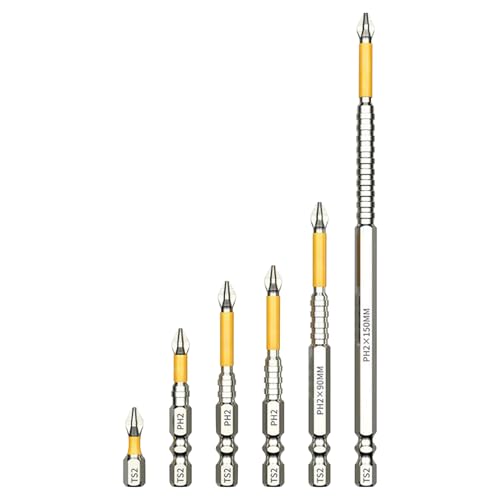 Magnetisches Bohrer-Set: austauschbares magnetisches Bohrer-Set, S2-Stahl, 25, 50, 65, 70, 90, 150 mm, stoßfest, für Reparatur von Magnetisches Bohrer-Set: austauschbares magnetisches Bohrer-Set, S2-Stahl, 25, 50, 65, 70, 90, 150 mm, stoßfest, für Reparatur von von Genérico