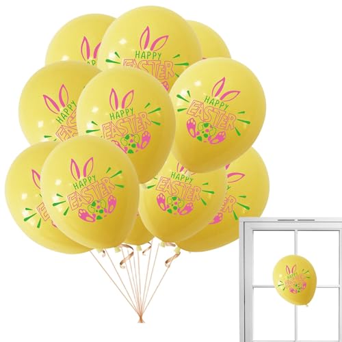 -Party, Latex-Luftballons, Dekoration für -Ballons, 100 x niedliche Küken, Hallo, Frühling, glückliche Osterdekoration, Dekoration für den Außenbereich von Genérico