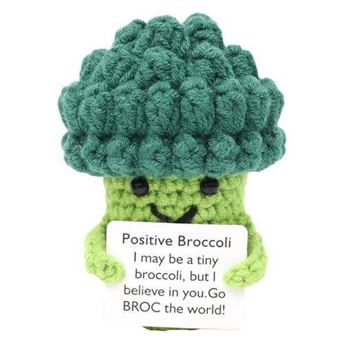 Positives - Positives Brokkoli-Strickspielzeug | Emotionale Unterstützung Vegetas Broccoli Strickpuppenspielzeug für | Inspirierendes Häkelspielzeug | Handgefertigtes Spielzeug Positives - Positives Brokkoli-Strickspielzeug | Emotionale Unterstützung Vegetas Broccoli Strickpuppenspielzeug für | Inspirierendes Häkelspielzeug | Handgefertigtes Spielzeug von Genérico