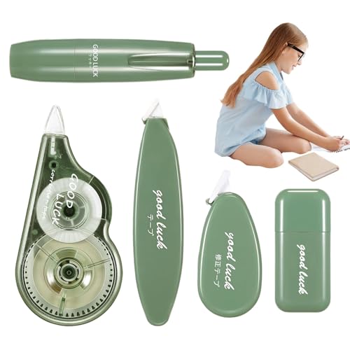 White Out Tape Korrekturband, Macaron-Farbe, 5 Stück, schnelles Korrekturband, einfach zu bedienender Applikator für sofortige Korrekturen für Arbeiter White Out Tape Korrekturband, Macaron-Farbe, 5 Stück, schnelles Korrekturband, einfach zu bedienender Applikator für sofortige Korrekturen für Arbeiter von Genérico