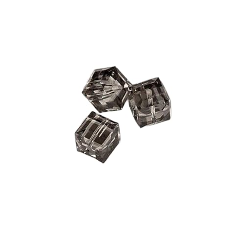 5 x schwarze Diamantperlen, österreichische Kristallwürfel, 5601-6 mm von Générique